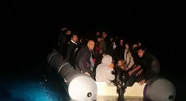 Ayvalık’ta 43 Göçmen Sahil Güvenlik’ten Kaçamadı   