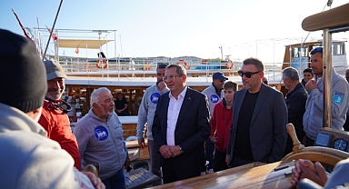 Cumhuriyetin 100. Yılında Selanik'ten Yola Çıkan Bodrum Cup Filosu Ayvalık'ta