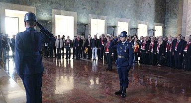 Galatasaray Spor Kulübü, Anıtkabir'i ziyaret etti