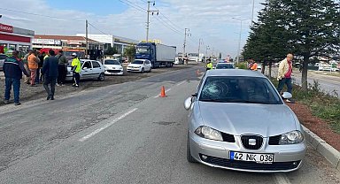 Otomobilin çarptığı yaya ağır yaralandı