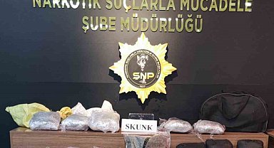 Şanlıurfa'da 15 kilo skunk ele geçirildi