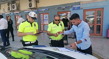 Şehirlerarası otobüslerde sivil trafik denetimi yapılıyor