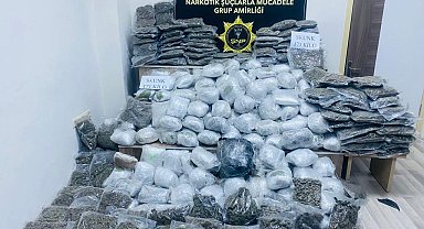 Siverek'te 171 kilo uyuşturucu ele geçirildi
