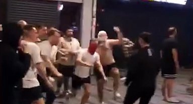 Taksim'de Bayern Münih taraftarı taşkınlık çıkarttı: 5 yaralı