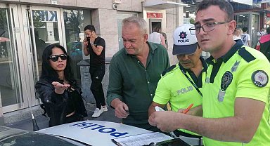 Yazılan cezayı iptal ettirmek için elinden geleni yaptı, polisi 'artistlik yapmakla' suçladı