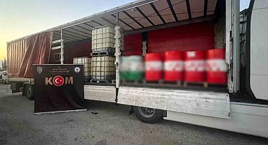Antalya'da kaçakçılık operasyonu: 6 bin litre kaçak akaryakıt ele geçirildi