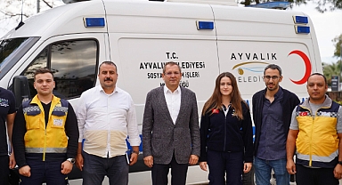 Ayvalık Belediyesi’nden Evde Sağlık Ve Hasta Nakil Hizmeti