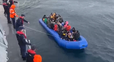 Ayvalık’ta 56 Mülteci Kaçarken Yakalandı !