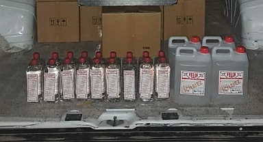 Balıkesir'de Bin 20 Litre Etil Alkol Ele Geçirildi 