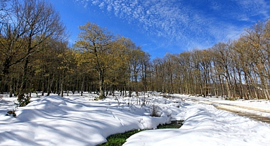 Balıkesir’de Kar Görüntüleri Mest Etti