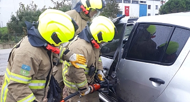 Balıkesir’de Yağış Kazaya Neden Oldu