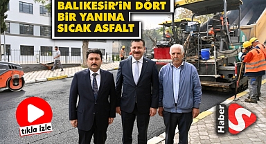 Balıkesir’in Dört Bir Yanına Sıcak Asfalt