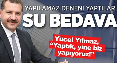 Başkan Yılmaz Su Borçlarını Sıfırlıyor