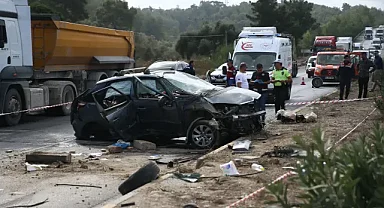 Bodrum-Milas kara yolunda feci kaza! 1 ölü, 3 yaralı