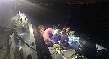 Bodrum'da 24 düzensiz göçmen yakalandı, 16 göçmen kurtarıldı