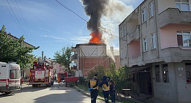 Bursa'da korkutan yangın