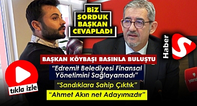 Erden Köybaşı Basınla Buluştu