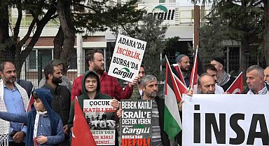 Gazze ile Dayanışma Platformu, Cargill önünde eylem yaptı