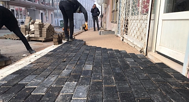 İvrindi’ye Modern Kaldırımlar