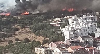 İzmir'de ormanlık alandaki yangın kontrol altında