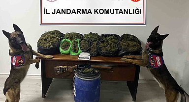Jandarmanın 20 kilo esrarla yakaladığı şüpheli tutuklandı