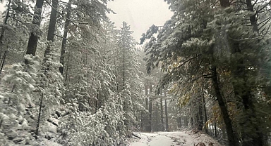Kazdağları Beyaza Büründü