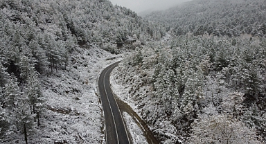 Kazdağları’nda Kar Yağışı
