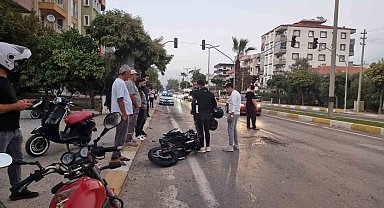 Milas'ta motosiklet kazası: 2 yaralı