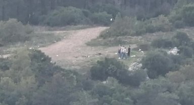 Havaya atılan nesneleri tüfekle vurmaya çalışan şahıs yakalandı