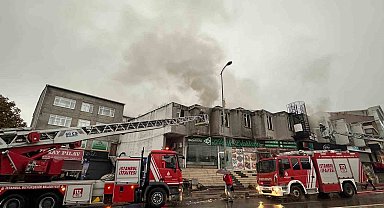 İş Yerinin Deposunda Yangın