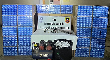 Balıkesir'de Tütün Kaçakçılığına Ağır Darbe !