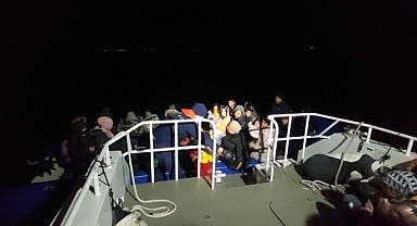 Ayvalık’ta 42 Göçmen Kurtarıldı