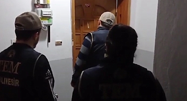 Balıkesir’de 4 şahsa şafak operasyonu 