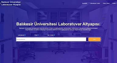 Balıkesir Üniversitesi Laboratuvar Altyapısına Kavuştu