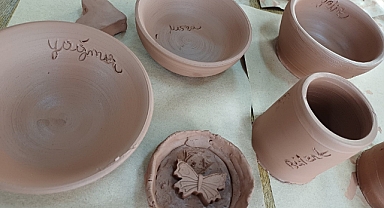 Bandırma’da Öğrenciler Kil’den Sanat Eserleri Oluşturuyor