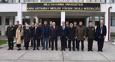 BAÜN Akademisyenlerden, MSÜ Kara Astsubay Meslek Yüksek Okuluna İş Birliği Ziyareti