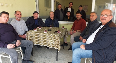 Burhaniye’de Kahvehanelerde Hasat Yoğunluğu