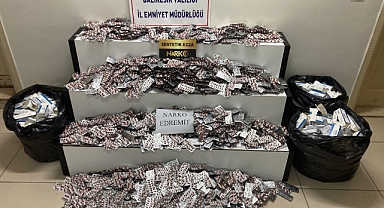 Edremit’te 28 Bin Adet Uyuşturucu Ele Geçirildi !