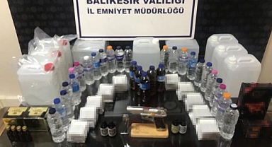 Edremit’te Sahte İçki Operasyonu 