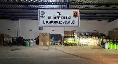 Havran’da Tonlarca Sahte Gıda Maddesi Ele Geçirildi