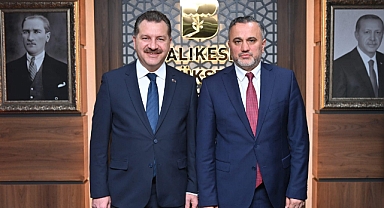 Ak Parti Bandırma Teşkilatından Başkan Yılmaz'a Ziyaret