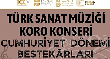 Avlu’da Türk Sanat Müziği Koro Konseri