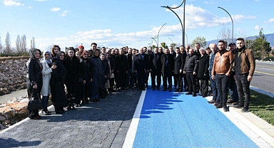 Balıkesir Büyükşehir Belediye Başkanı Yücel Yılmaz ve AK Parti Heyeti, Ülkü Yolu ve Skate Park'ta İncelemelerde Bulundu