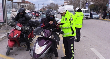 Bandırma'da Motosiklet Denetimi