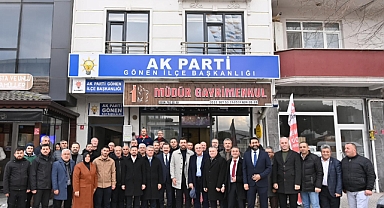 Başkan Yılmaz'dan Gönen İlçe Teşkilatına Ziyaret