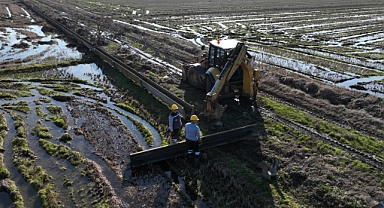Büyükşehir, Gönen Sulama Sahasını Çeltik Ekimine Hazırlıyor