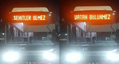 Büyükşehir'in Araçları Şehitlerini Unutmadı