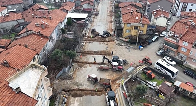 Dursunbey’de Balıkesir Caddesi'nde Elektrik Hatları Yer Altına Alınıyor