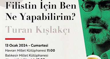 ‘Filistin İçin Ben Ne Yapabilirim?’ Söyleşisi