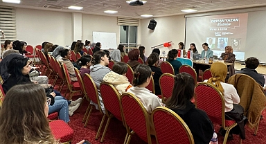 Gönen'de Öğrencilere Söyleşi